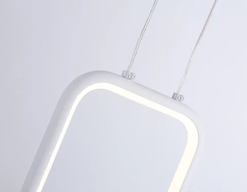 Светильник подвесной LED FL66361 Ambrella light белый 1 лампа, основание белое в стиле современный хай-тек  фото 5