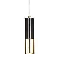 Светильник подвесной Ike Pendant 74231-22 ImperiumLoft чёрный 1 лампа, основание золотое в стиле лофт 