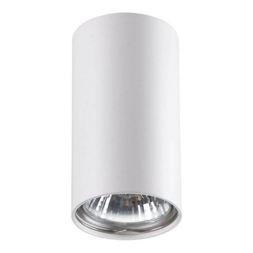 Светильник накладной PIPE 370399 Novotech белый 1 лампа, основание белое в стиле современный круглый