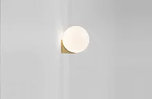 Бра Golden 10560W/1 WH-GL iLamp белый 1 лампа, основание золотое в стиле арт-деко современный 