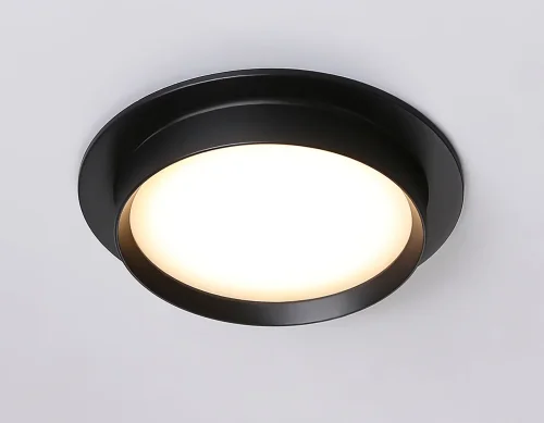 Светильник точечный TN5227 Ambrella light чёрный 1 лампа, основание чёрное в стиле современный хай-тек круглый фото 3