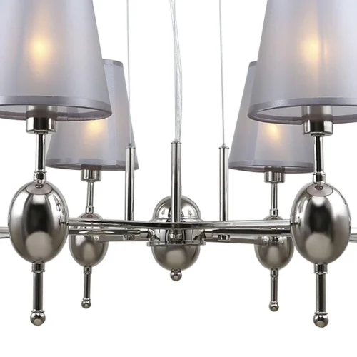 Люстра подвесная Elegy 2106/8S Escada серая на 8 ламп, основание никель в стиле современный  фото 3