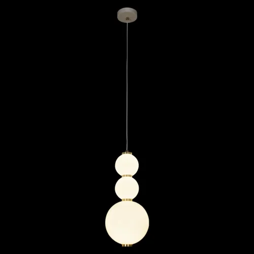 Светильник подвесной LED Pearls 10205/D LOFT IT белый 1 лампа, основание белое в стиле современный  фото 2