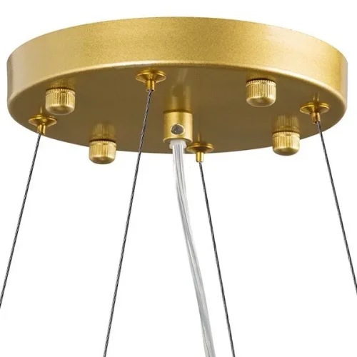 Люстра подвесная Savona 816102 Lightstar золотая на 10 ламп, основание золотое в стиле арт-деко  фото 6