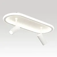 Светильник потолочный LED Harris LSP-7281 Lussole белый 1 лампа, основание белое в стиле современный хай-тек 