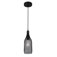 Светильник подвесной лофт BOTTLE 3353/1 Odeon Light чёрный 1 лампа, основание чёрное в стиле лофт 