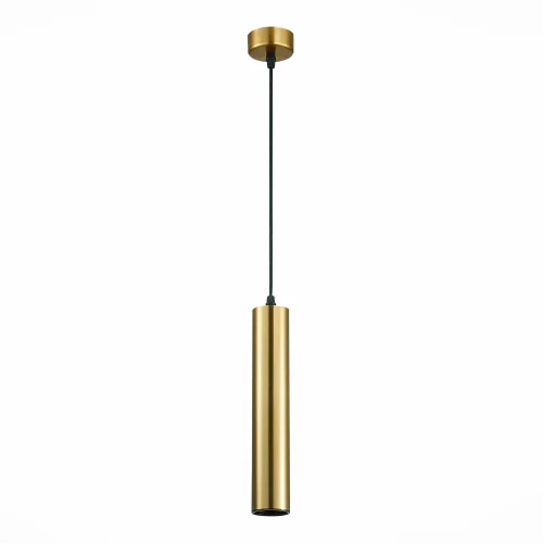 Светильник подвесной St151 ST151.303.01 ST-Luce золотой 1 лампа, основание золотое в стиле современный хай-тек трубочки фото 2