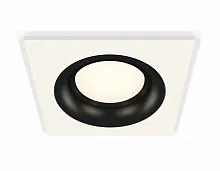 Светильник точечный XC7631002 Ambrella light чёрный белый 1 лампа, основание белое в стиле хай-тек современный 