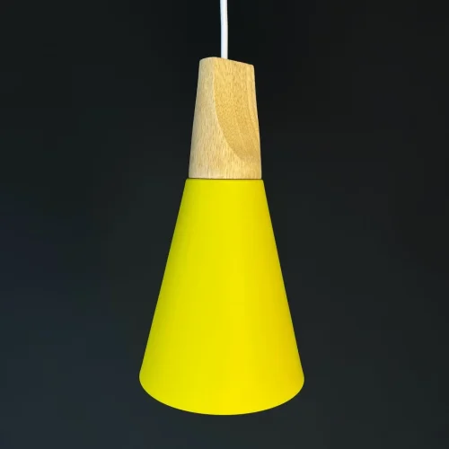 Светильник подвесной XD-A Yellow 178206-26 ImperiumLoft жёлтый 1 лампа, основание жёлтое в стиле скандинавский  фото 2