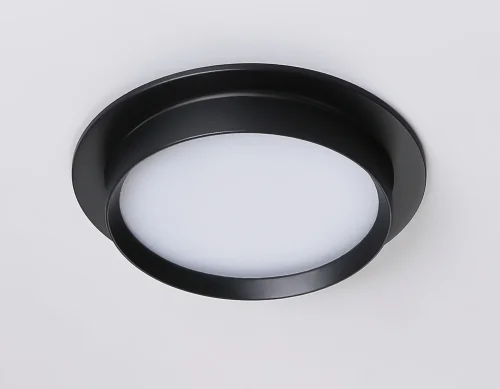 Светильник точечный TN5227 Ambrella light чёрный 1 лампа, основание чёрное в стиле современный хай-тек круглый фото 2