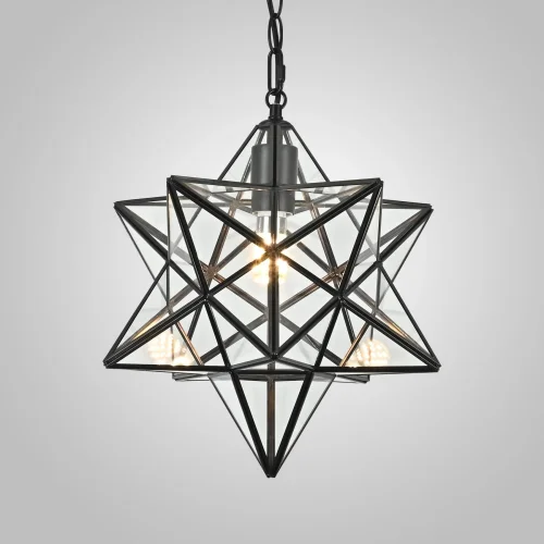 Светильник подвесной Star 189644-26 ImperiumLoft серый 1 лампа, основание чёрное в стиле современный 