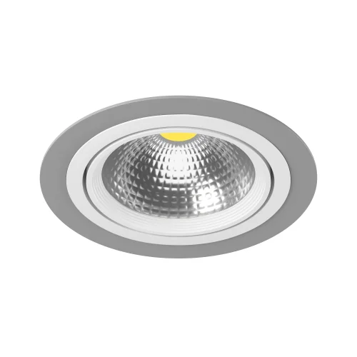 Светильник точечный Intero 111 i91906 Lightstar серый белый 1 лампа, основание белое серое в стиле хай-тек 
