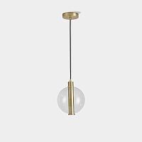 Светильник подвесной CENTER 1 140600-26 ImperiumLoft прозрачный 1 лампа, основание золотое в стиле современный 