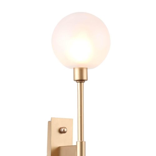 Бра Babylon 2515-1W Favourite белый на 1 лампа, основание золотое в стиле современный  фото 2