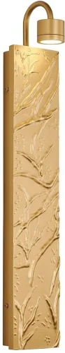Бра LED Exemplum 4129-1W Favourite матовый золото на 1 лампа, основание матовое золото в стиле флористика кантри арт-деко 