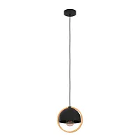 Светильник подвесной Callow 43755 Eglo чёрный 1 лампа, основание чёрное в стиле современный 