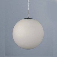 Светильник Шар подвесной CL941251 Citilux белый 1 лампа, основание хром серое в стиле современный шар