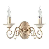 Бра Perla ARM337-02-R Maytoni без плафона 2 лампы, основание золотое бежевое в стиле классический 