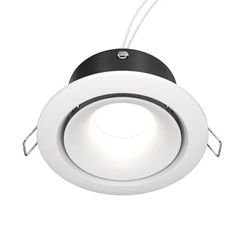 Светильник точечный Yin DL030-2-01W Maytoni белый 1 лампа, основание белое в стиле современный 