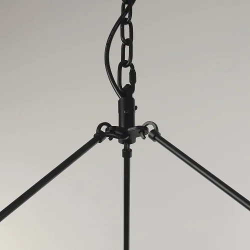 Люстра подвесная Смитсон CL470230 Citilux без плафона на 30 ламп, основание чёрное в стиле замковый кантри лофт  фото 4