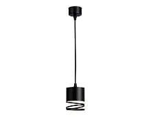 Светильник подвесной TN71109 Ambrella light чёрный 1 лампа, основание чёрное в стиле хай-тек современный 