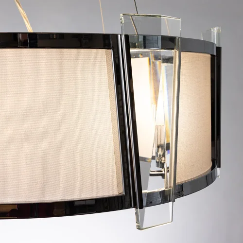 Люстра подвесная Grato A4079LM-6CC Arte Lamp белая на 6 ламп, основание хром в стиле современный  фото 3