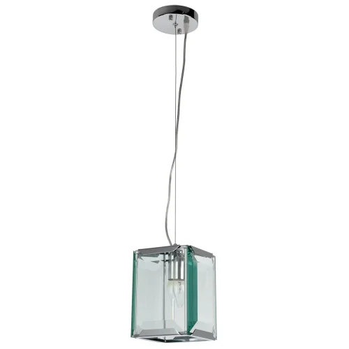 Светильник подвесной Ostin 1100/02 SP-1 Divinare прозрачный 1 лампа, основание хром в стиле современный 