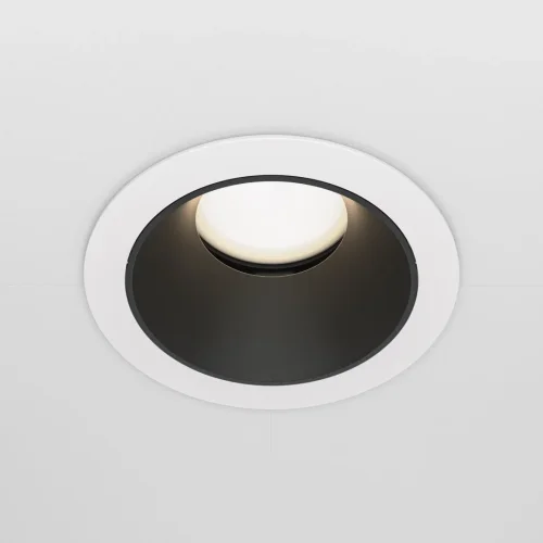 Светильник точечный Share DL051-U-1WB Maytoni белый чёрный 1 лампа, основание белое в стиле современный хай-тек  фото 5