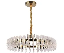 Люстра подвесная LED Мару 07695-80,36-29 Kink Light прозрачная на 1 лампу, основание латунь в стиле современный Люстра подвесная LED Мару 07695-80,36-29 Kink Light прозрачная на 1 лампу, основание латунь в стиле современный