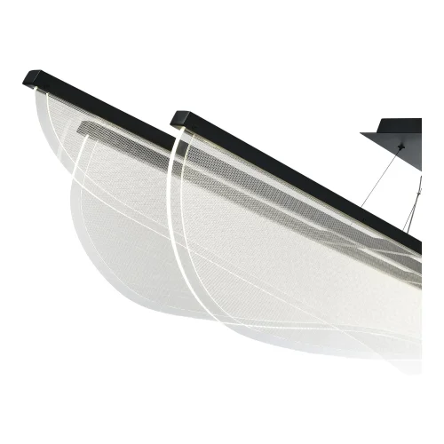Светильник подвесной LED Fesale SL6509.423.01 ST-Luce прозрачный 1 лампа, основание чёрное в стиле современный  фото 4