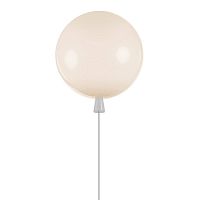 Светильник потолочный Balloon 5055C/S white LOFT IT белый 1 лампа, основание хром в стиле модерн шар