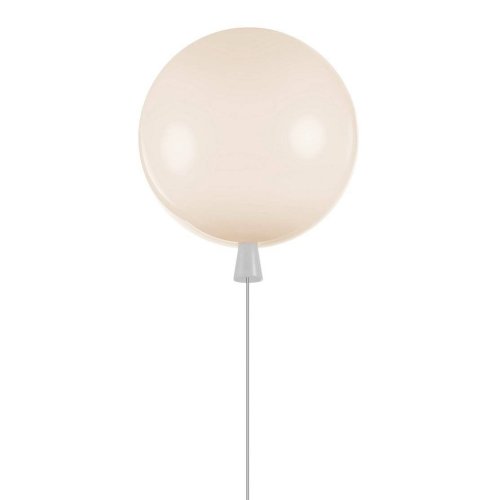 Светильник потолочный Balloon 5055C/S white LOFT IT белый 1 лампа, основание хром в стиле современный шар