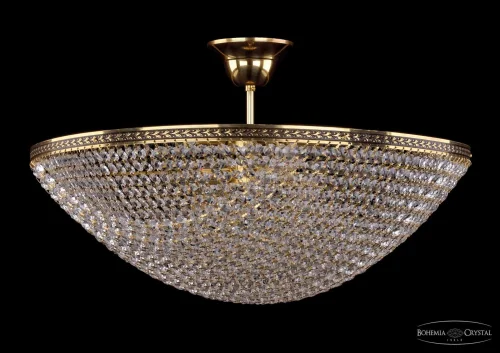 Люстра потолочная 19321/55IV GB Bohemia Ivele Crystal прозрачная на 8 ламп, основание золотое в стиле классический sp