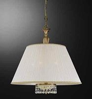 Люстра подвесная  L 6420/60 Reccagni Angelo белая жёлтая на 5 ламп, основание античное бронза в стиле классический 