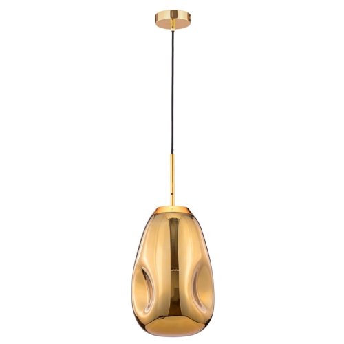 Светильник подвесной Mabell P013PL-01G Maytoni золотой 1 лампа, основание золотое в стиле современный выдувное фото 2