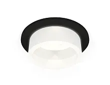 Светильник точечный Techno spot XC6513066 Ambrella light белый 1 лампа, основание чёрное в стиле хай-тек современный круглый