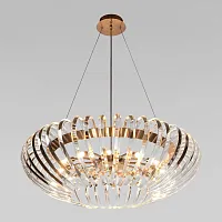 Люстра подвесная хрустальная Дакота (Dakota) 10300/800 French gold LOFT IT прозрачная на 12 ламп, основание золотое в стиле современный Люстра подвесная хрустальная Дакота (Dakota) 10300/800 French gold LOFT IT прозрачная на 12 ламп, основание золотое в стиле современный