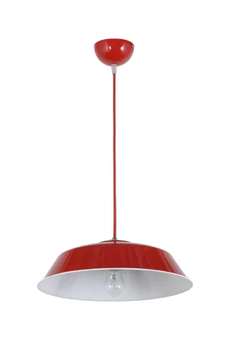 Светильник подвесной Gelo E 1.3.P1 R Arti Lampadari красный 1 лампа, основание красное в стиле современный 