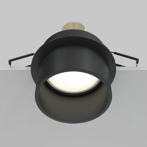 Светильник точечный Reif DL050-01B Maytoni чёрный 1 лампа, основание чёрное в стиле хай-тек современный  фото 5