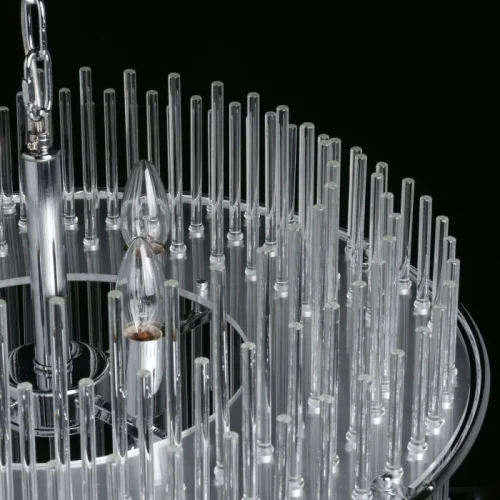 Люстра подвесная Аделард 642017208 MW-Light прозрачная на 8 ламп, основание хром в стиле классический  фото 9