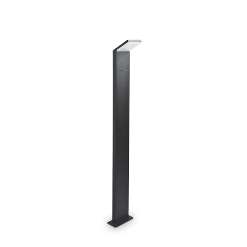 Парковый светильник LED STYLE PT ANTRACITE 3000K Ideal Lux уличный IP54 серый чёрный 1 лампа, плафон чёрный серый в стиле современный LED