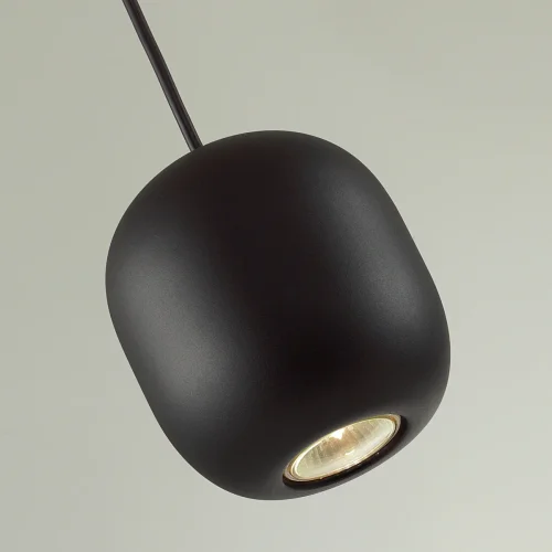 Светильник подвесной Cocoon 5060/1BA Odeon Light чёрный 1 лампа, основание чёрное в стиле современный шар фото 5