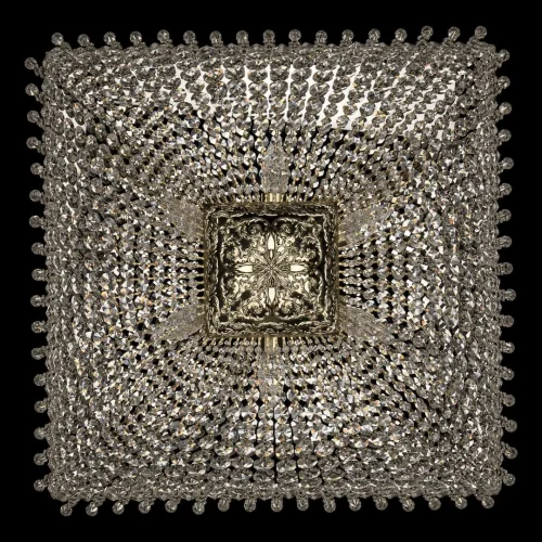 Люстра потолочная хрустальная 19012/100IV G Bohemia Ivele Crystal прозрачная на 20 ламп, основание золотое в стиле классический sp фото 2