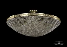 Люстра потолочная хрустальная 19321/90IV G Bohemia Ivele Crystal прозрачная на 20 ламп, основание золотое в стиле классика sp
