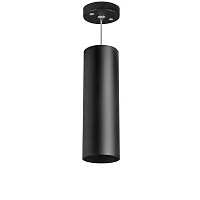Светильник подвесной Rullo RP6497 Lightstar чёрный 1 лампа, основание чёрное в стиле хай-тек современный трубочки