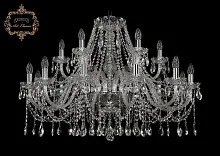Люстра подвесная хрустальная 11.12.12+6.360.Gd.Sp Богемиа Арт Классик прозрачная на 18 ламп, основание золотое в стиле классический Люстра подвесная хрустальная 11.12.12+6.360.Gd.Sp Богемиа Арт Классик прозрачная на 18 ламп, основание золотое в стиле классический