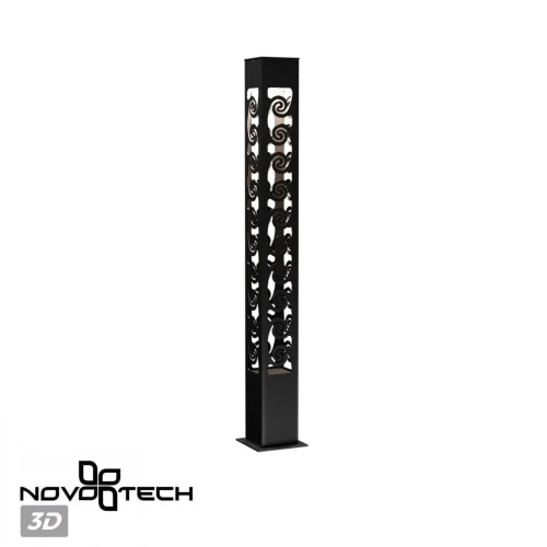 Парковый светильник LED Netz 359284 Novotech уличный IP65 чёрный 1 лампа, плафон чёрный в стиле современный LED фото 7