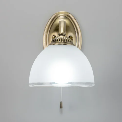 Бра с выключателем Франческа CL417313 Citilux белый на 1 лампа, основание бронзовое в стиле классический  фото 5