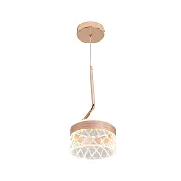 Светильник подвесной LED Mosaic A2094SP-1GO Arte Lamp прозрачный 1 лампа, основание золотое в стиле современный 