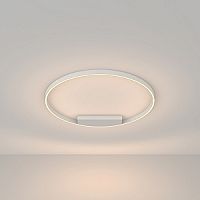 Светильник потолочный LED Rim MOD058CL-L50W3K Maytoni белый 1 лампа, основание белое в стиле современный хай-тек минимализм кольца